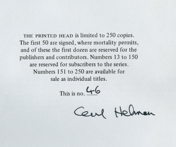 Cecil Helman “THE GOLDEN TOENAILS OF AMBROSIO P”ナンバー